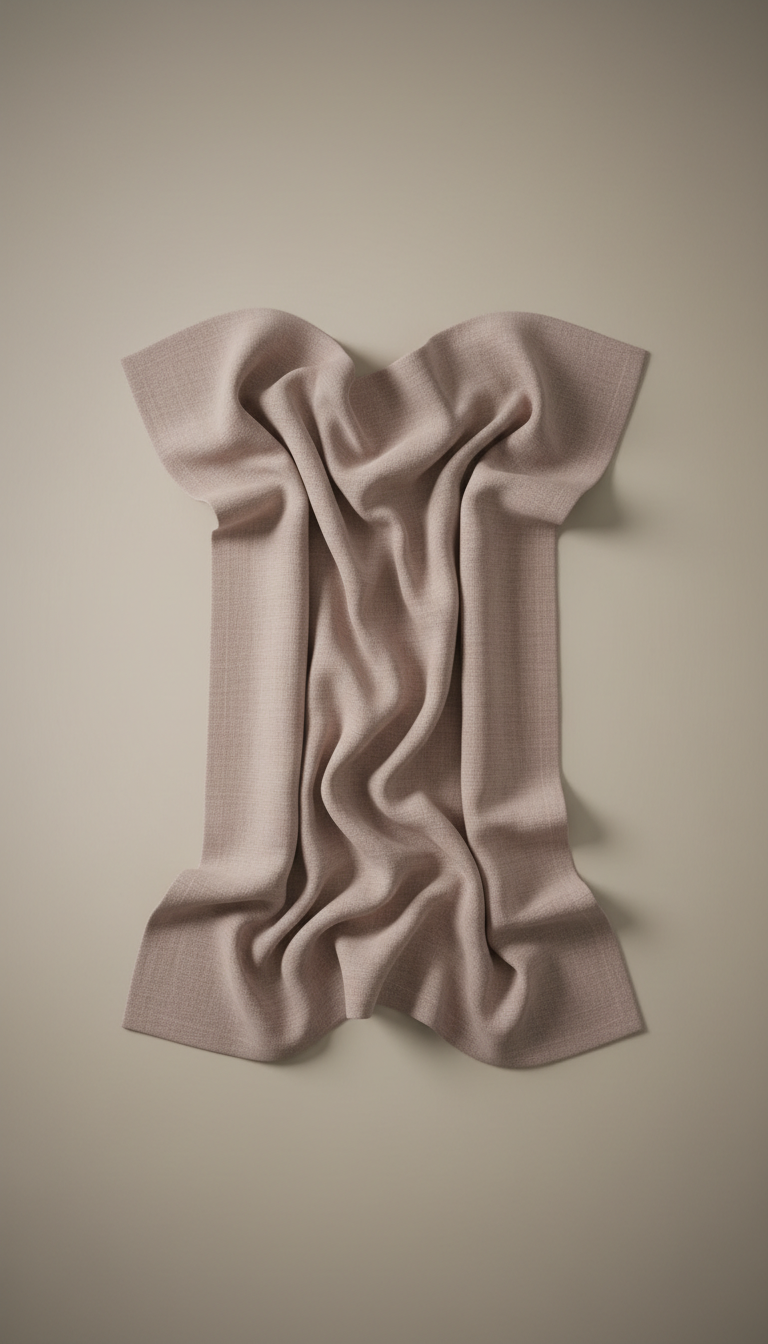 Rose Dune Linen Throw Blanket